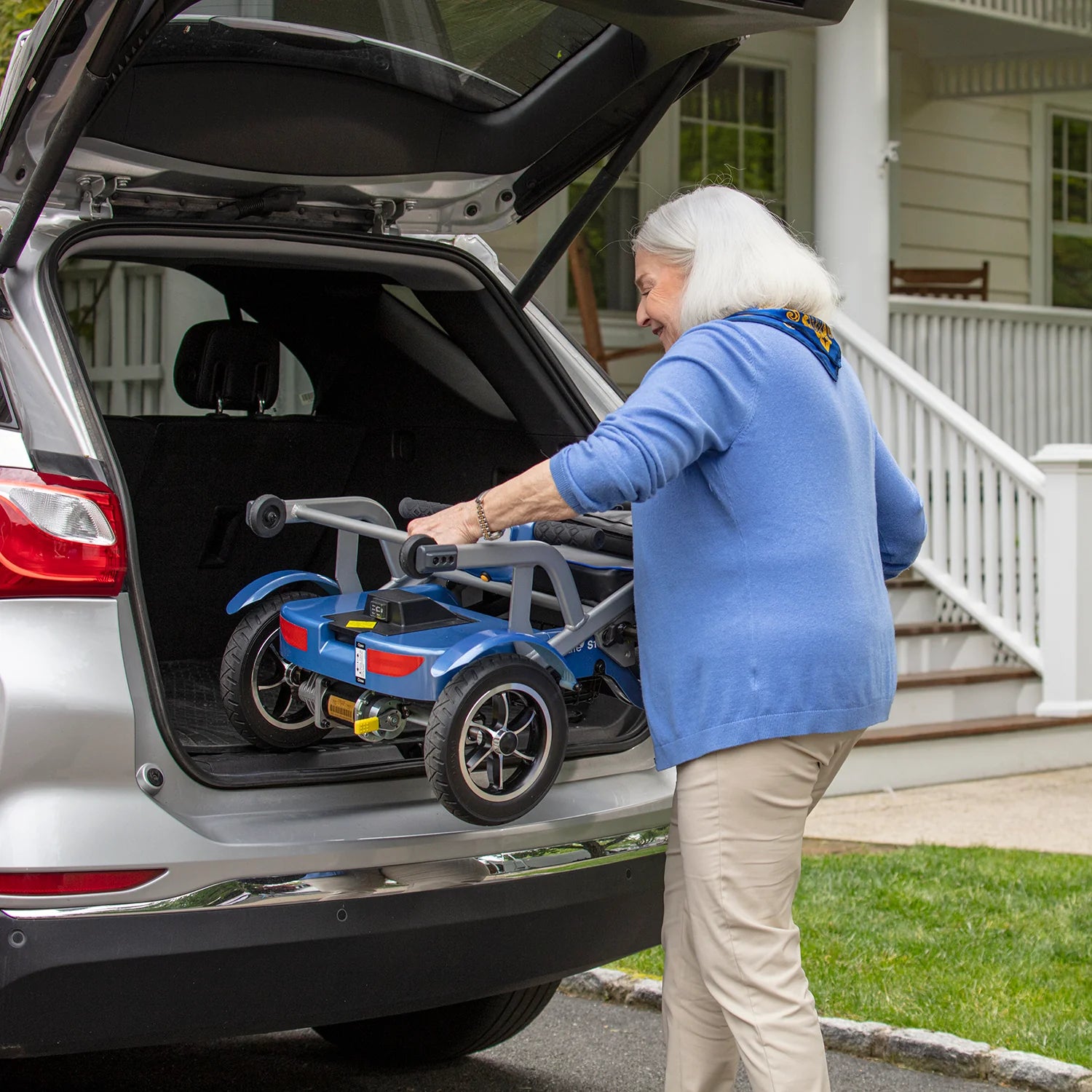 Dark Slate Gray Journey So Lite Folding Power Scooter