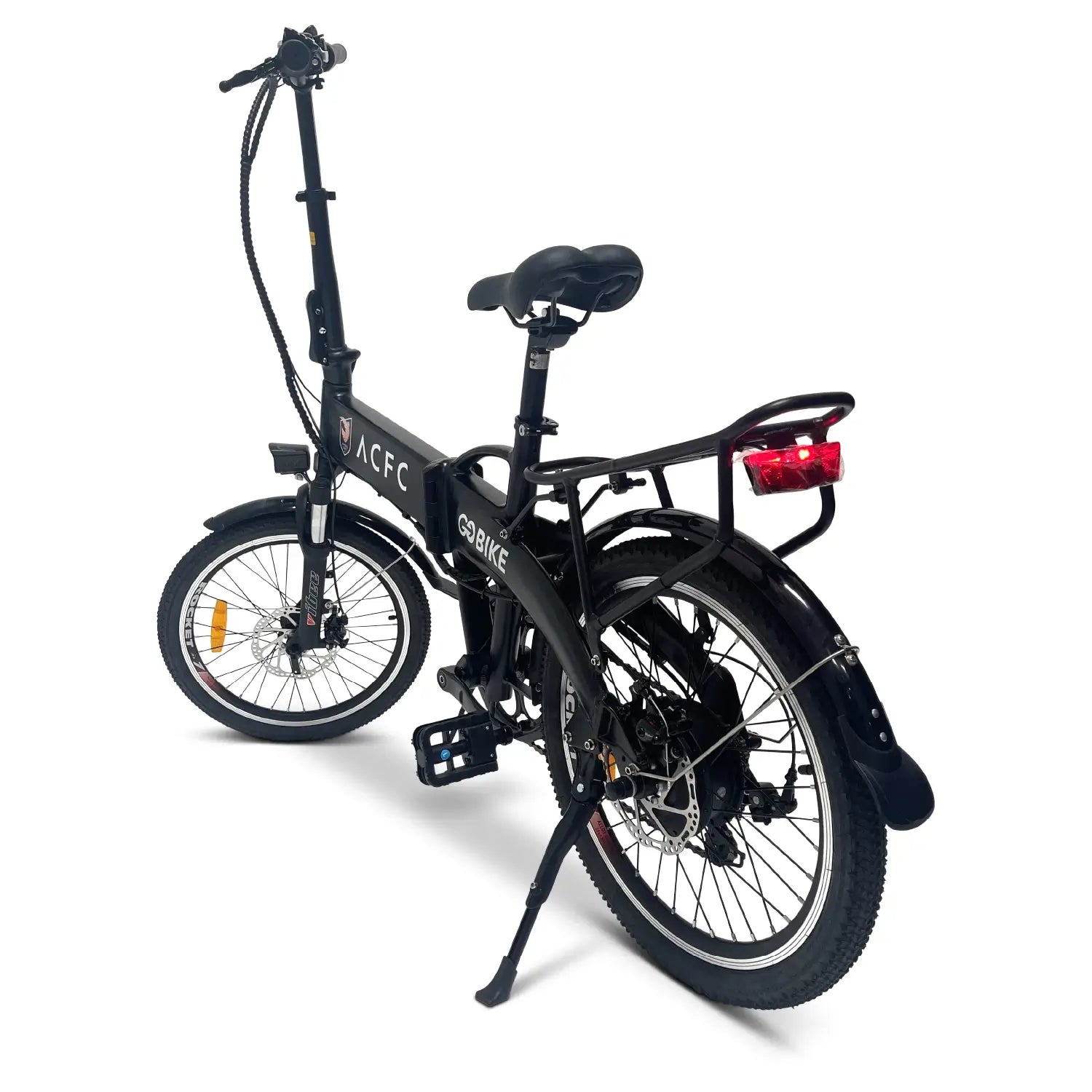 Dark Slate Gray Official ACFC Licensed FUTURO Foldable Lightweight Electric Bike