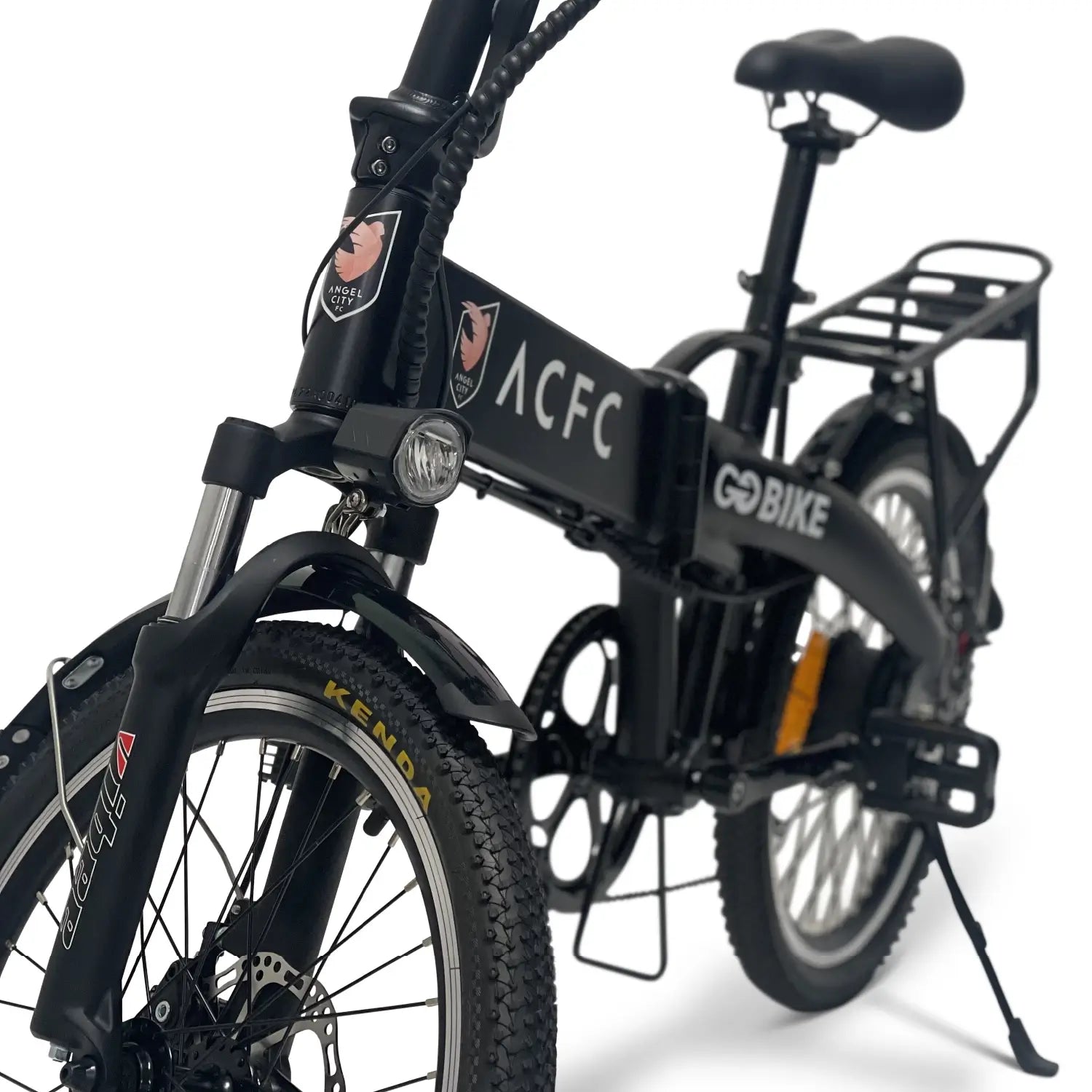 Dark Slate Gray Official ACFC Licensed FUTURO Foldable Lightweight Electric Bike