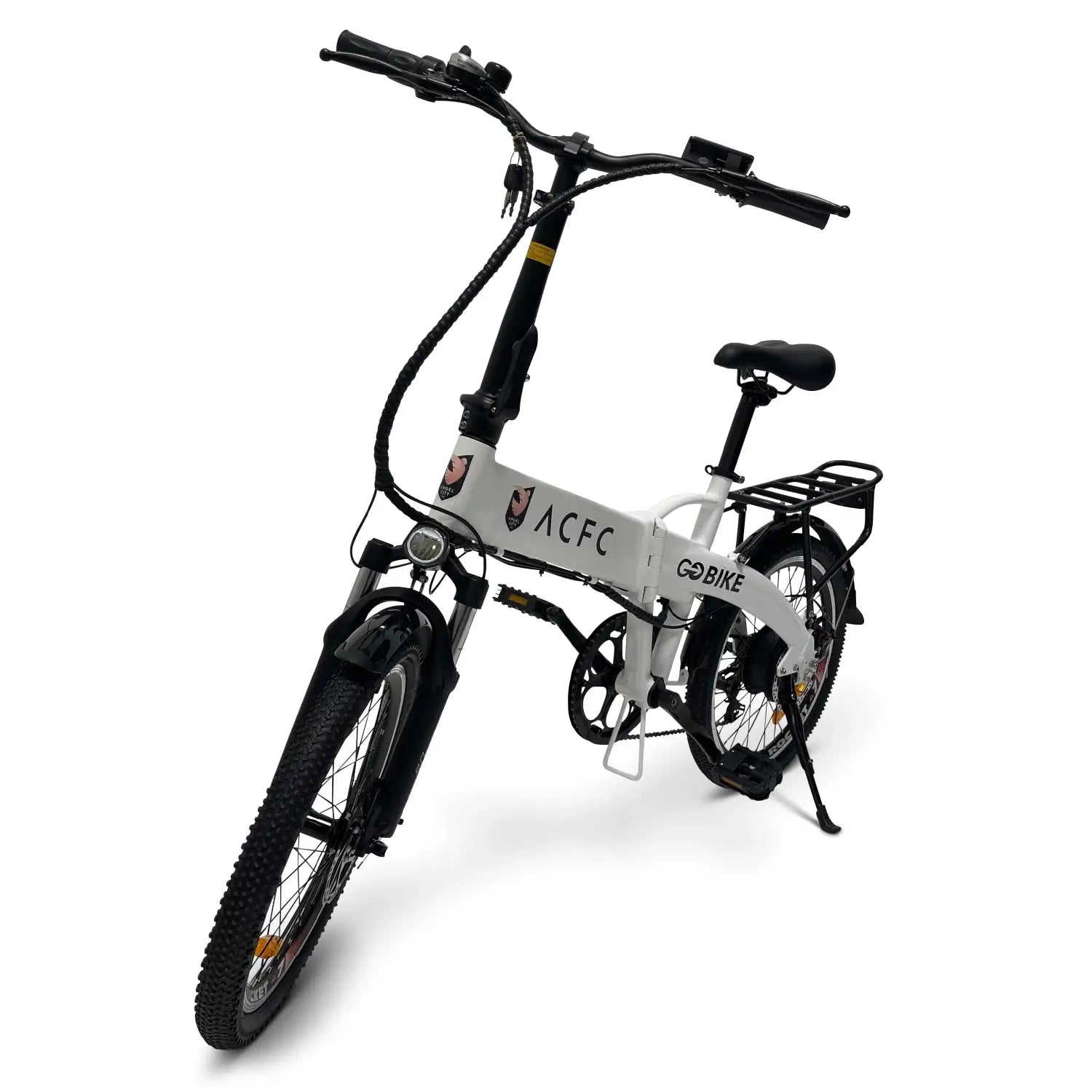 Dark Slate Gray Official ACFC Licensed FUTURO Foldable Lightweight Electric Bike