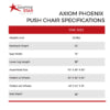 Lavender Adaptive Star Axiom Phoenix Push Chair