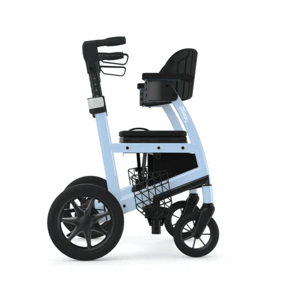 Dark Slate Gray Triumph Prestige 2-In-1 Folding Portable Rollator