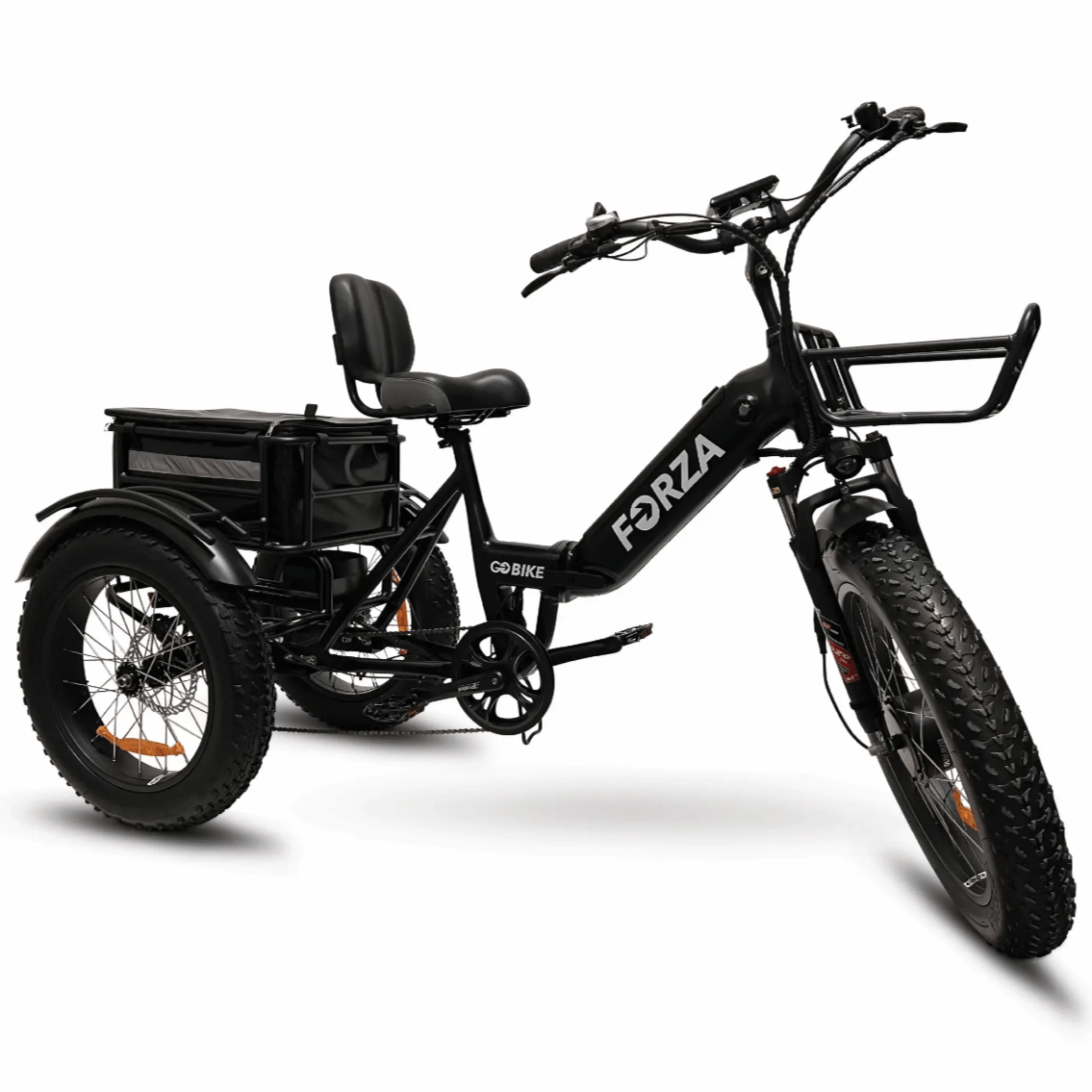 Black GOBike FORZA Foldable Electric Tricycle