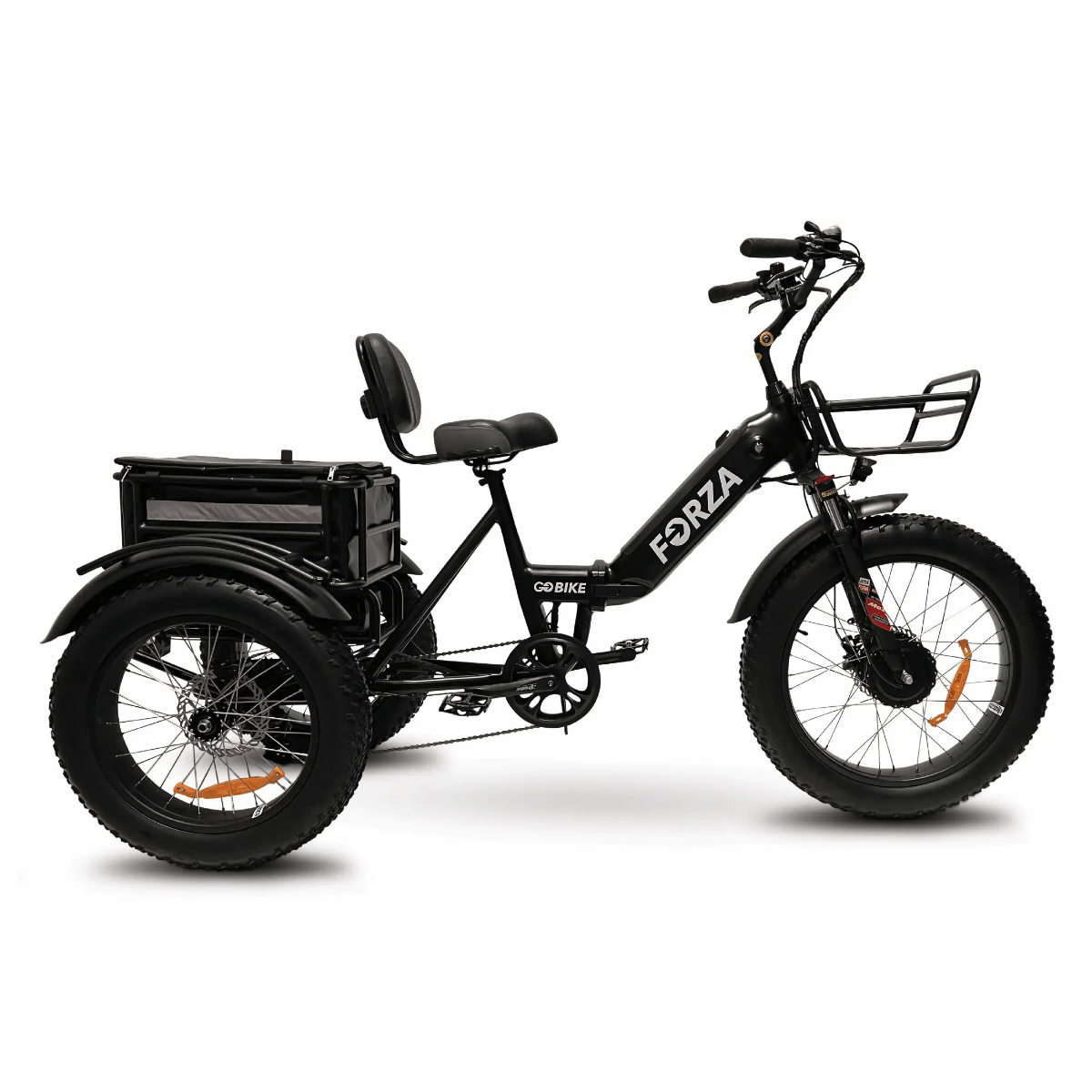 Black GOBike FORZA Foldable Electric Tricycle