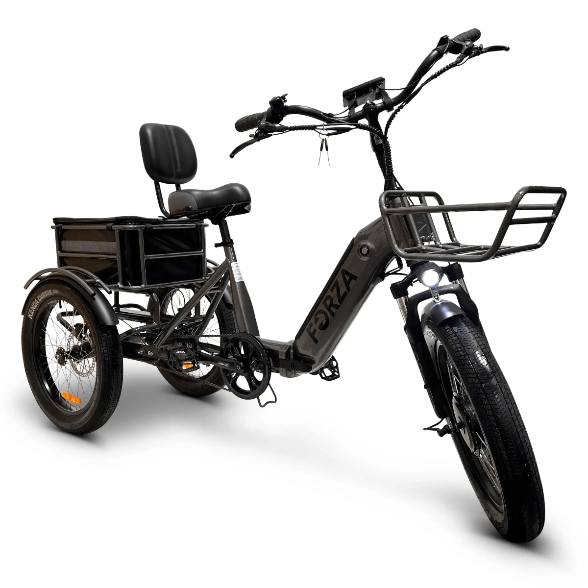 Light Gray GOBike FORZA Compact Foldable Tricycle