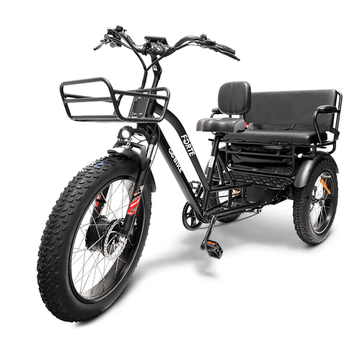 Dark Slate Gray GOBike FORTE Electric Tricycle With Rear Seat