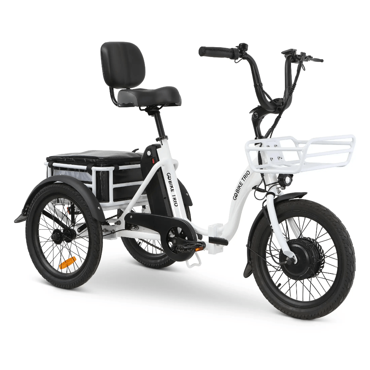 GOBike TRIO Crossover Lightweight Foldable Electric Tricycle Electric Tricycle ComfyGo White  