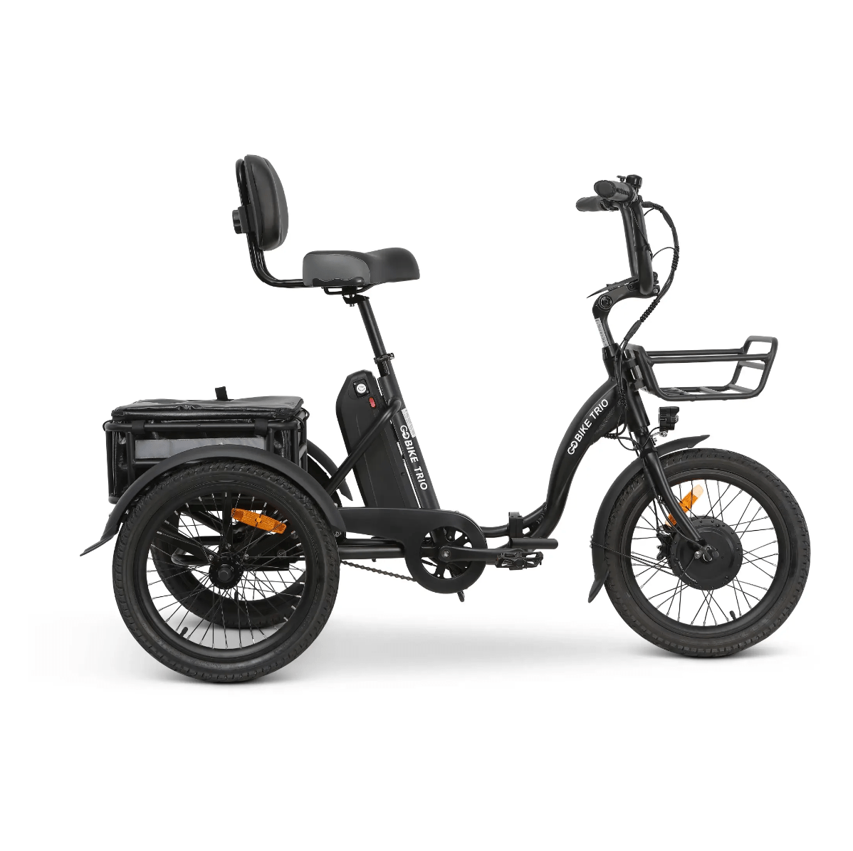 Dark Slate Gray GOBike TRIO Crossover Lightweight Foldable Electric Tricycle