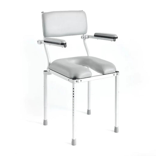 Lavender Nuprodx MC3200 Bariatric Shower Commode Chair