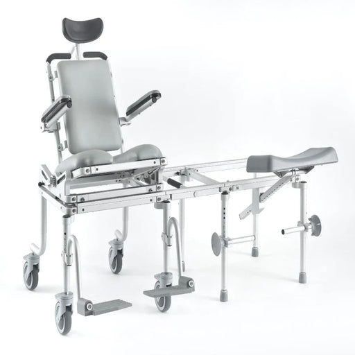 White Smoke Nuprodx MC6000TiltPED Pediatric Commode Chair And Tub Transfer System