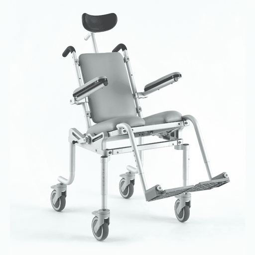 Dim Gray Nuprodx MC4000TiltPED Pediatric Shower Commode Chair With Tilt-In-Space