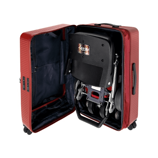 Maroon FreeRider USA Luggie Suitcase