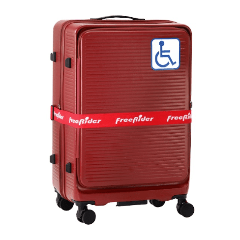 Brown FreeRider USA Luggie Suitcase