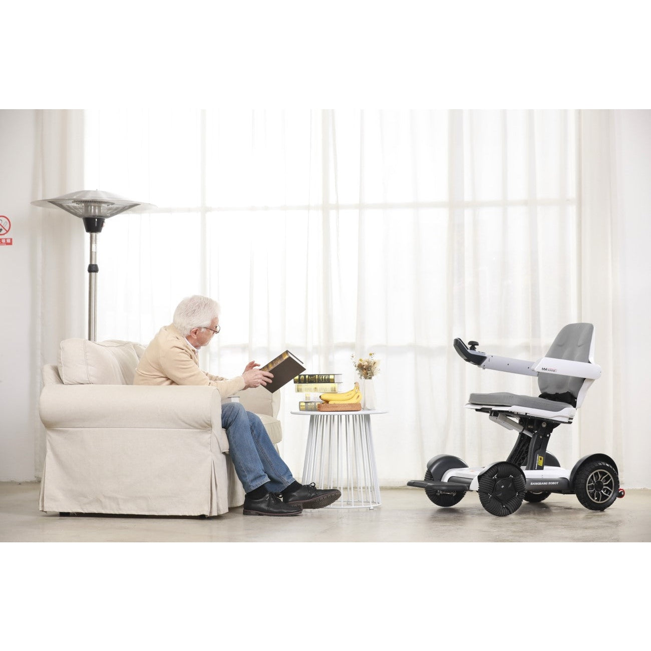 Light Gray Robooter X40 - Power Wheelchair