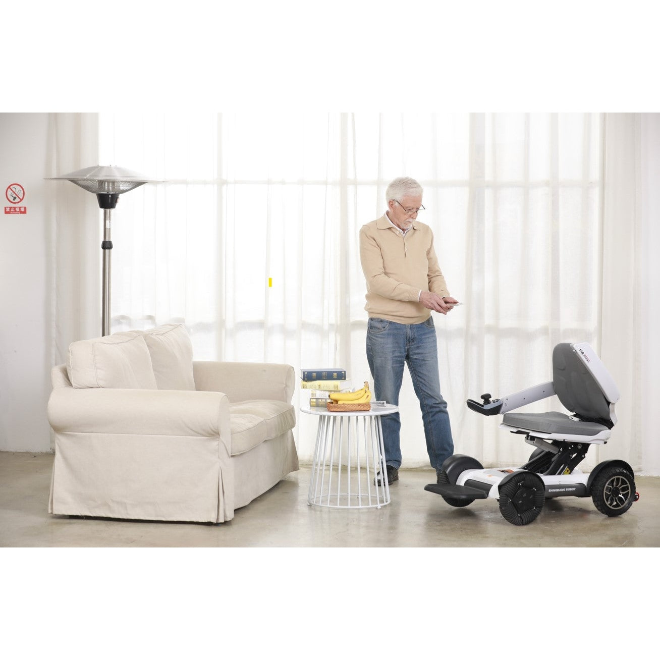 Light Gray Robooter X40 - Power Wheelchair