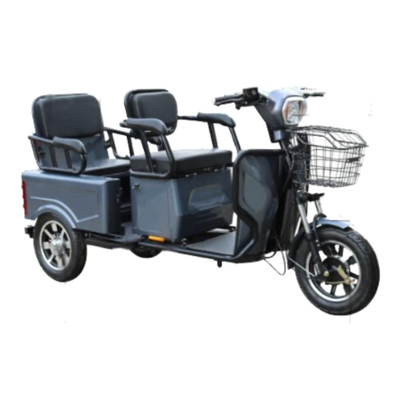 Dark Slate Gray Pushpak 3000 48V/35Ah 650W Bariatric 3-Wheel Mobility Scooter