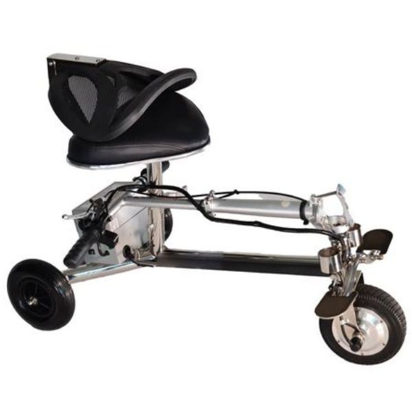 Light Gray SmartScoot Portable Travel 3-Wheel Mobility Scooter