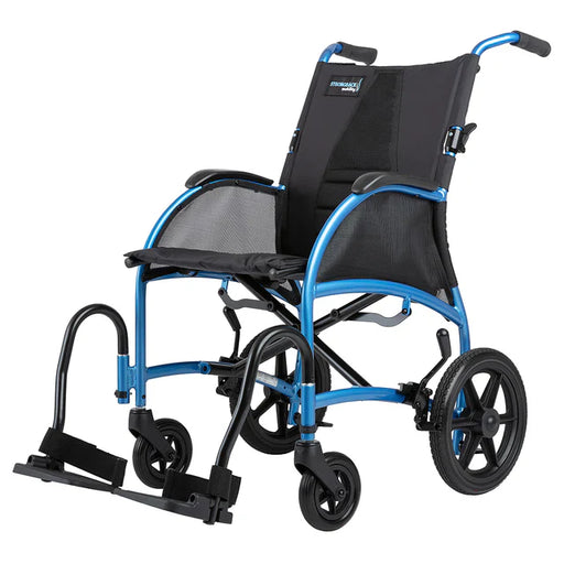 Dark Slate Gray Strongback Excursion 12 Folding Transport Wheelchair