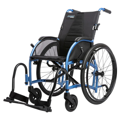 Dark Slate Gray Strongback Excursion 22 Folding Transport Wheelchair