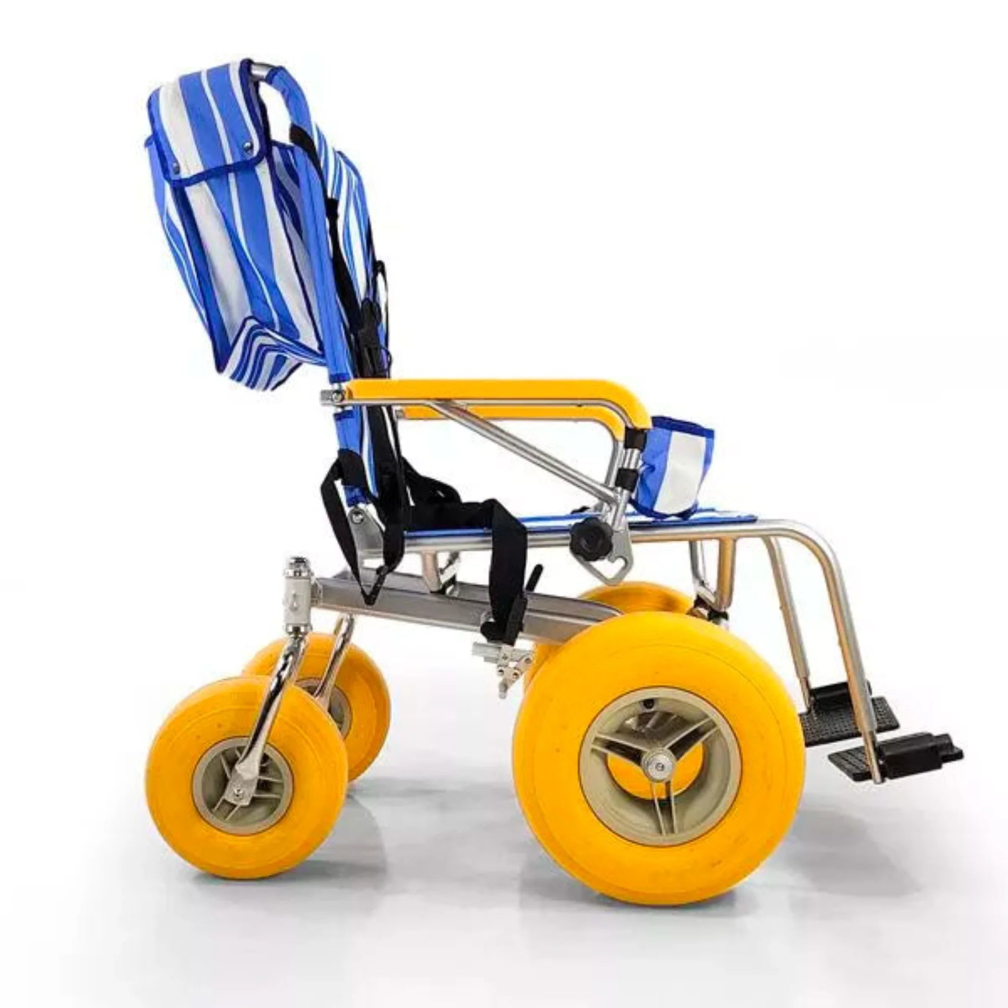 Light Gray TerraWheels All-Terrain Beach Wheelchair