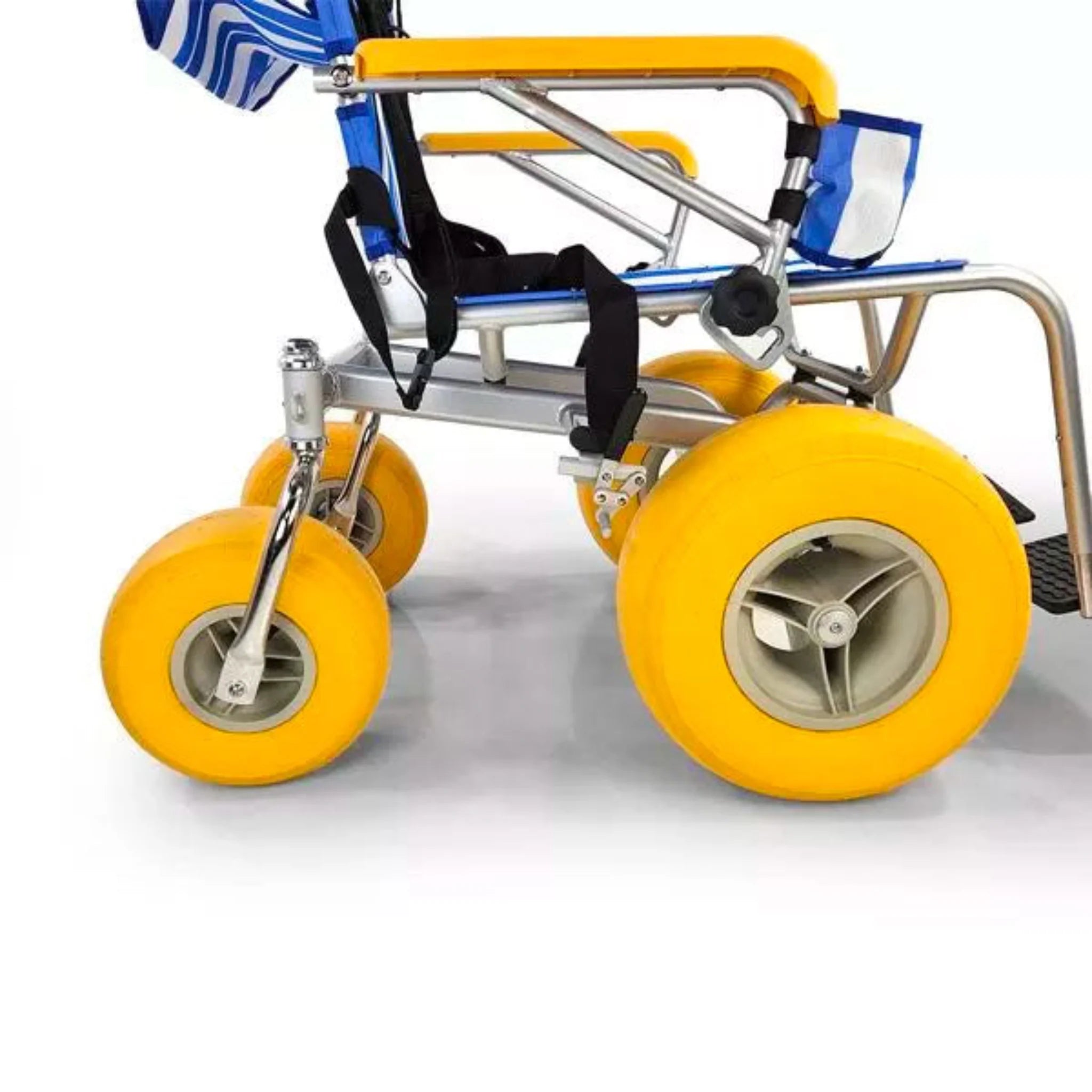 Light Gray TerraWheels All-Terrain Beach Wheelchair