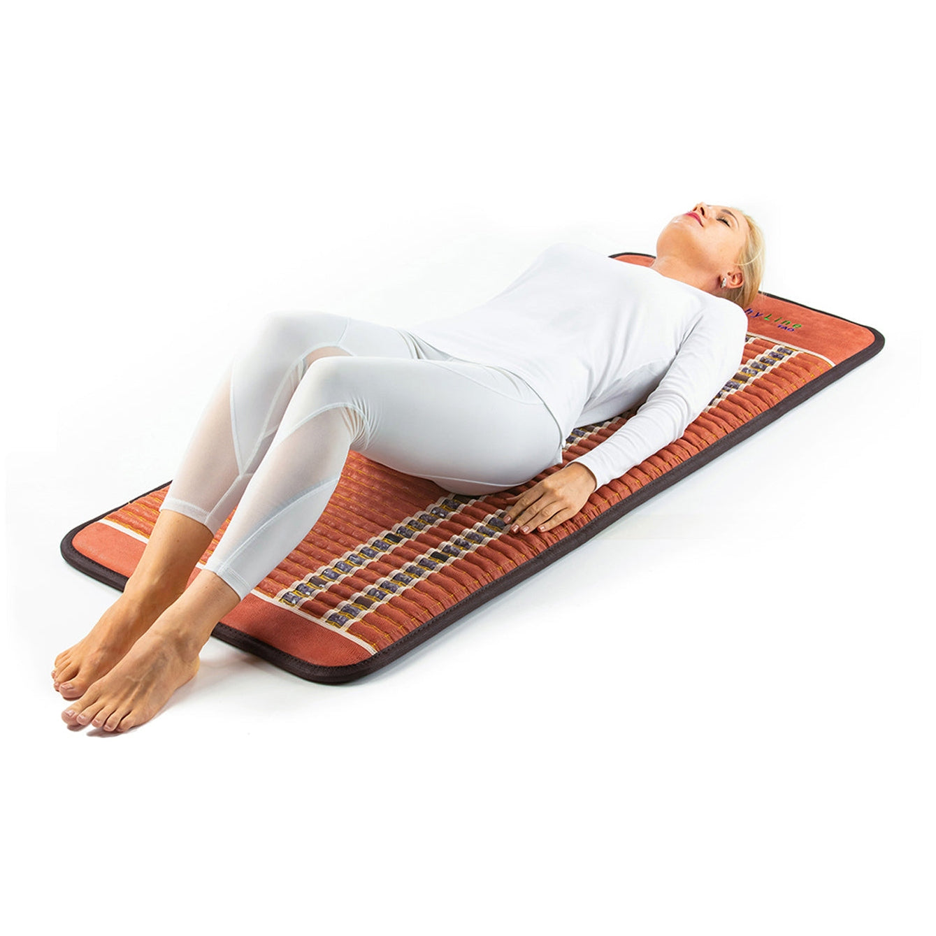 Antique White HealthyLine Healing PEMF Wellness Mat - TAO-Mat Full Short 6024 Firm