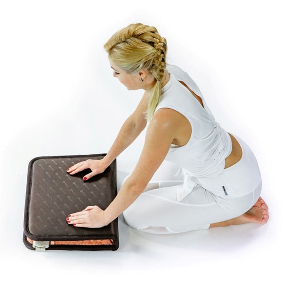 Light Gray HealthyLine PEMF Gemstone Therapy InfraMat Pro - Portable Medium Mat 3220 Firm