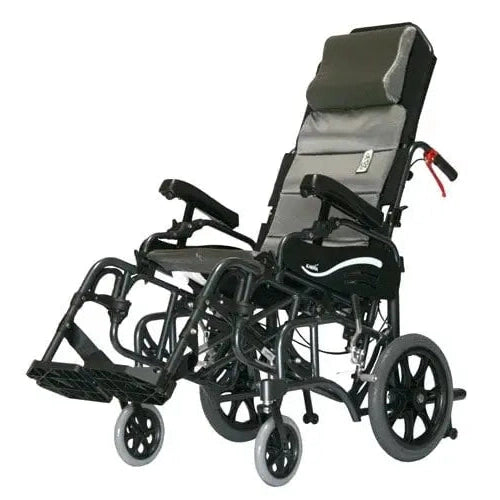 Dark Slate Gray Karman VIP-515-TP Lightweight Tilt-In-Space Manual Wheelchair