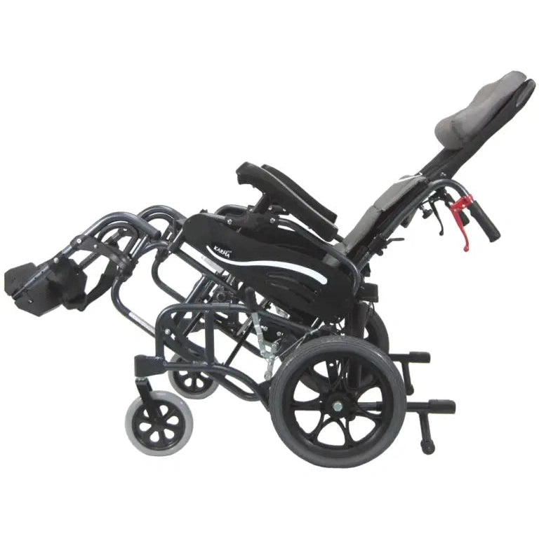 Dark Slate Gray Karman VIP-515-TP Lightweight Tilt-In-Space Manual Wheelchair