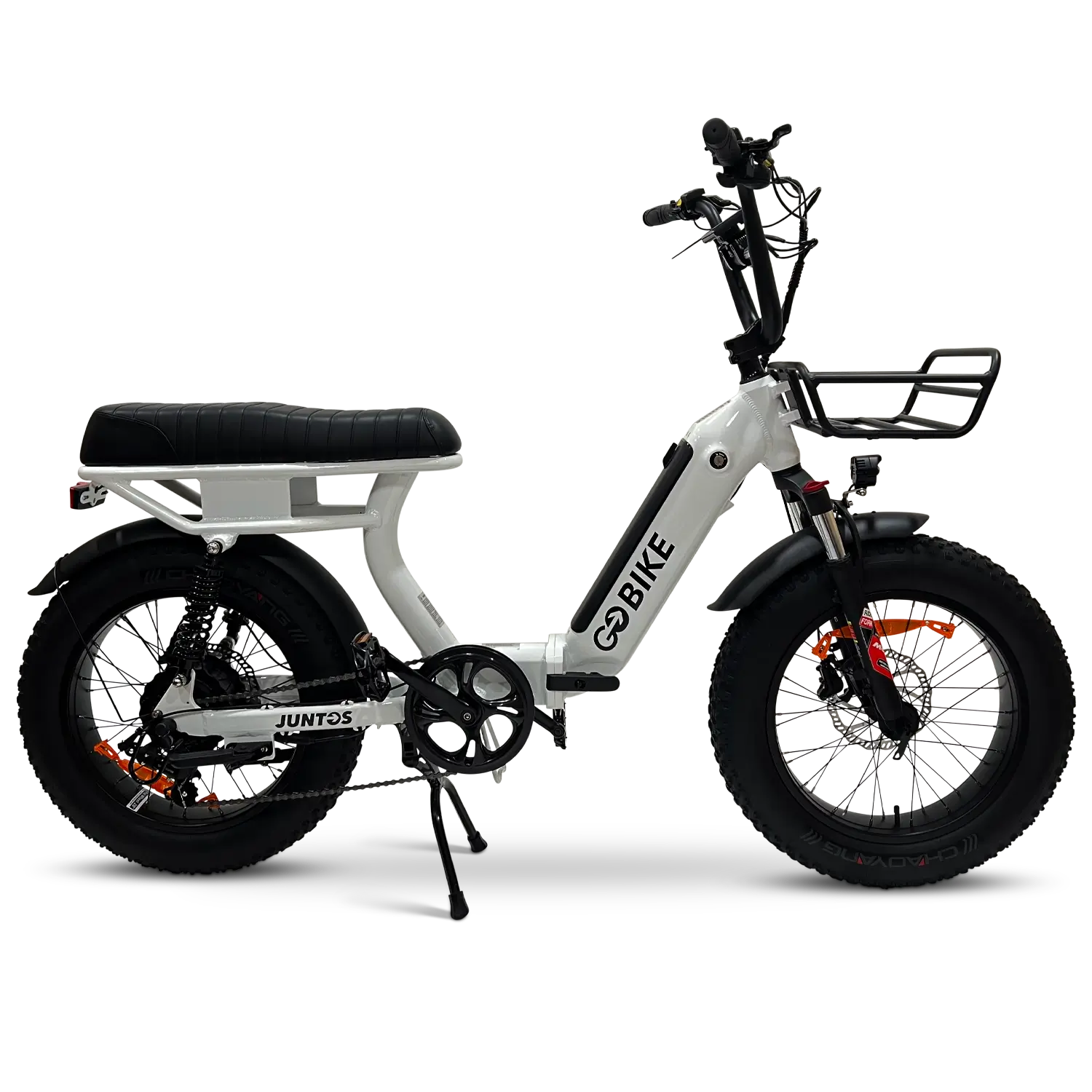 Dark Gray JUNTOS Foldable Step - Through Foldable Lightweight 750W Electric Bike