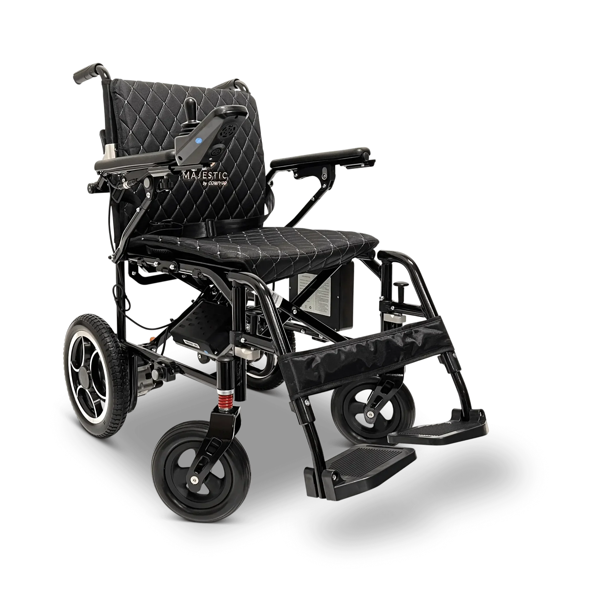 Dark Slate Gray ComfyGO X-7 Lightweight Foldable Electric Wheelchair