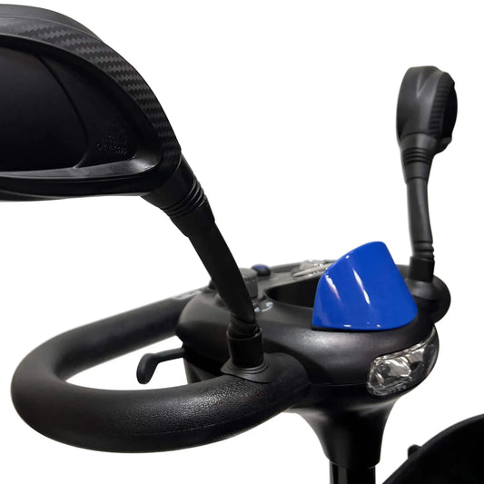 Black ComfyGO Z-4 Custom Fit Electric Mobility Scooter Mirrors - Pair (Left & Right)