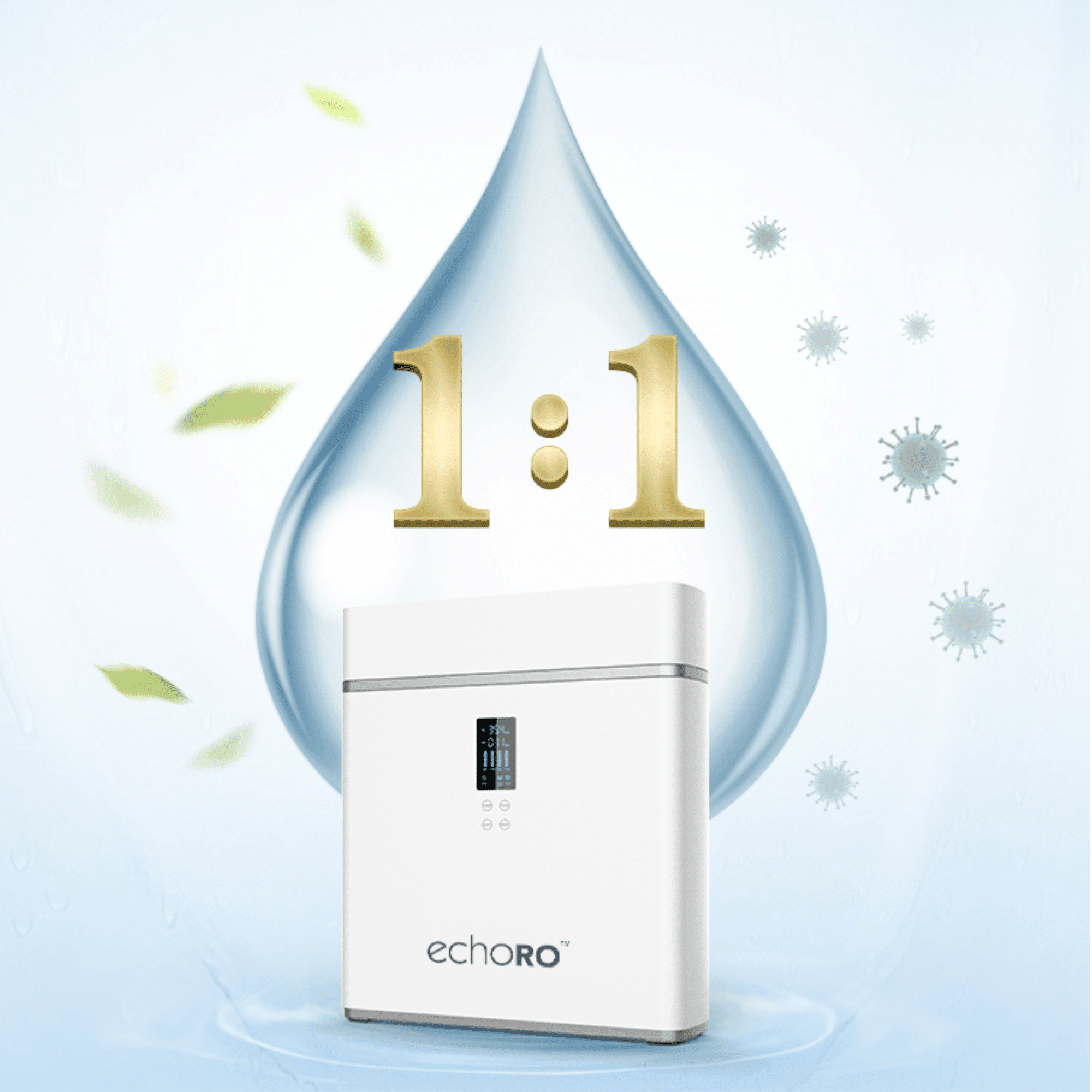 Lavender Echo RO Water Filter Machine (Tankless Reverse Osmosis)