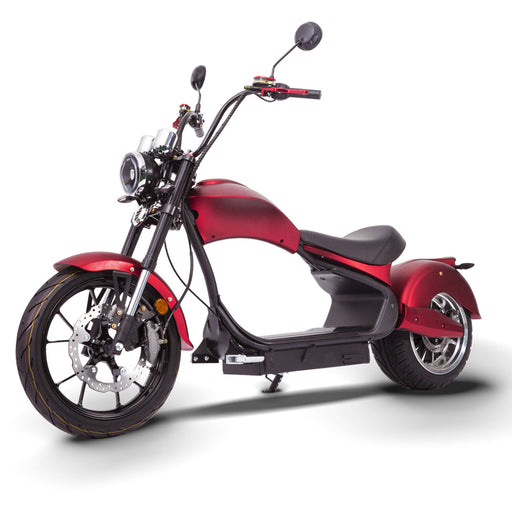 Dark Slate Gray SoverSky MH3 Chopper Motor Scooter