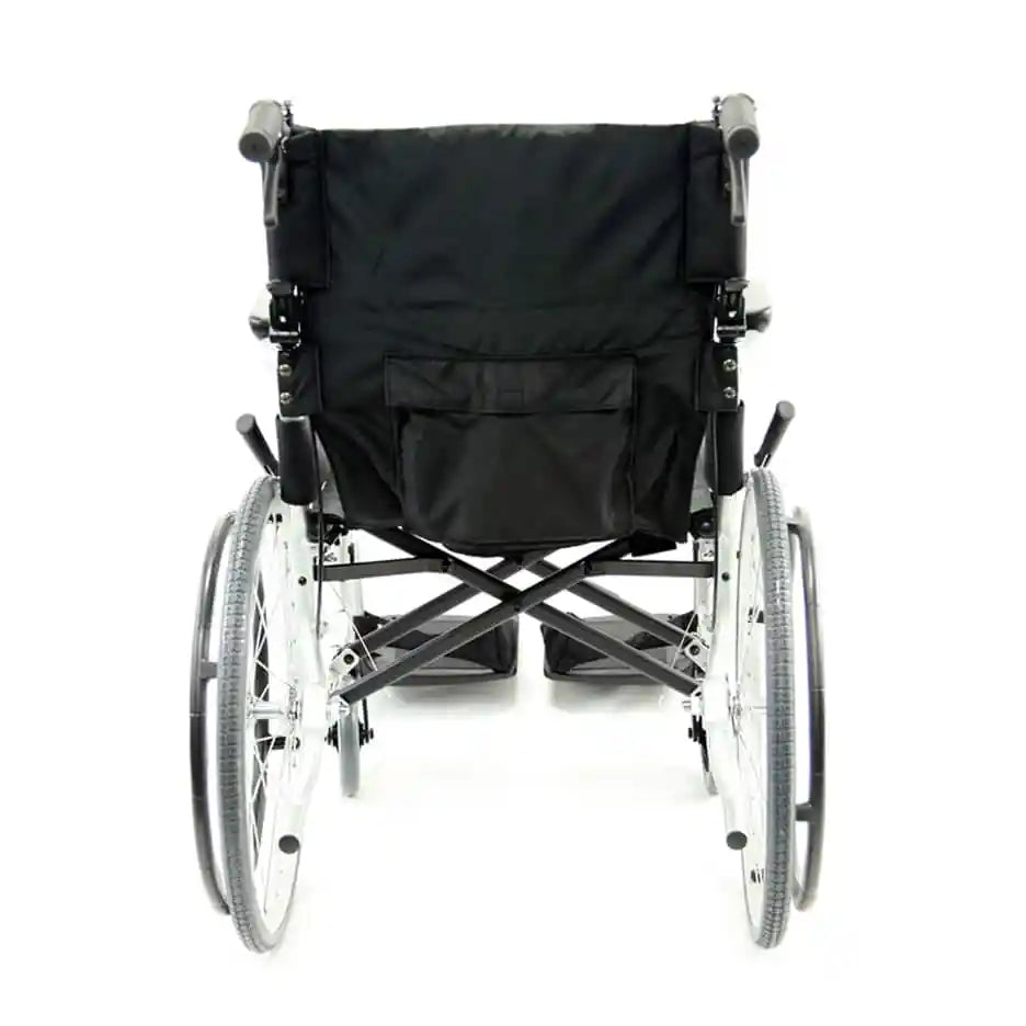 Light Gray Karman Ergo Flight Manual Wheelchair