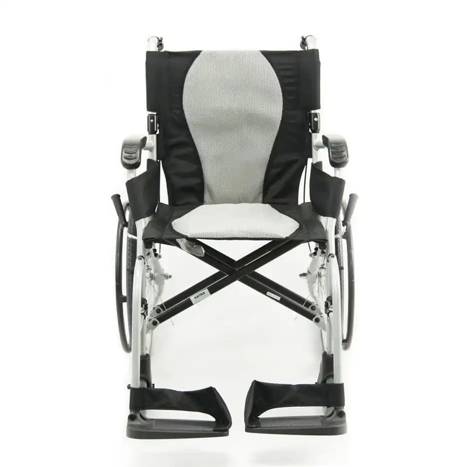 Dark Slate Gray Karman Ergo Flight Manual Wheelchair