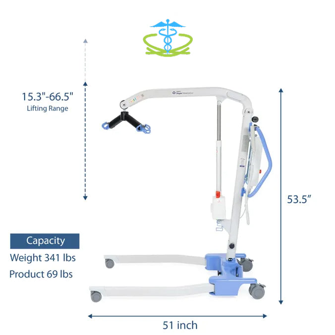 Lavender Joerns Hoyer® Advance-E Folding Patient Lift