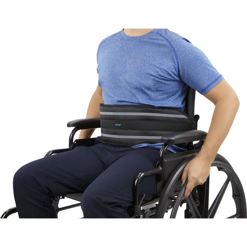 Dark Slate Gray Vive Health Wheelchair Seatbelt