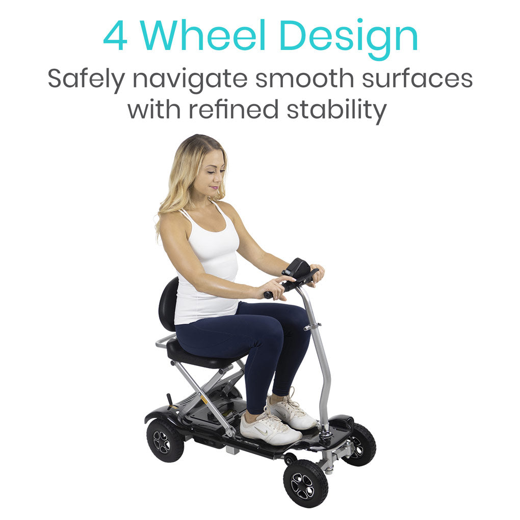 Light Gray Vive Health Folding Mobility Scooter