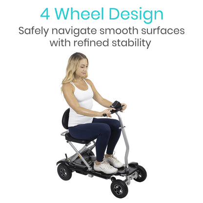 Light Gray Vive Health Folding Mobility Scooter