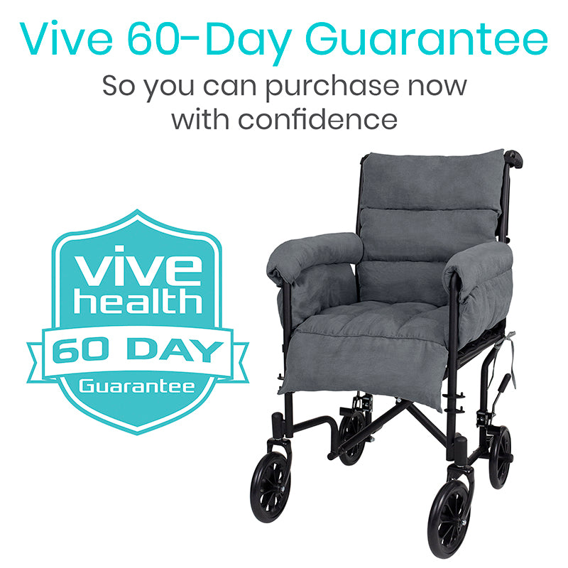 Dark Slate Gray Vive Health Full Wheelchair Cushion