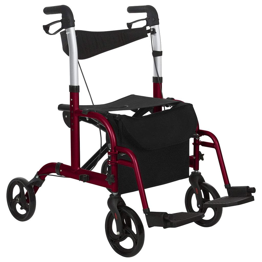 Black Vive Health Wheelchair Rollator