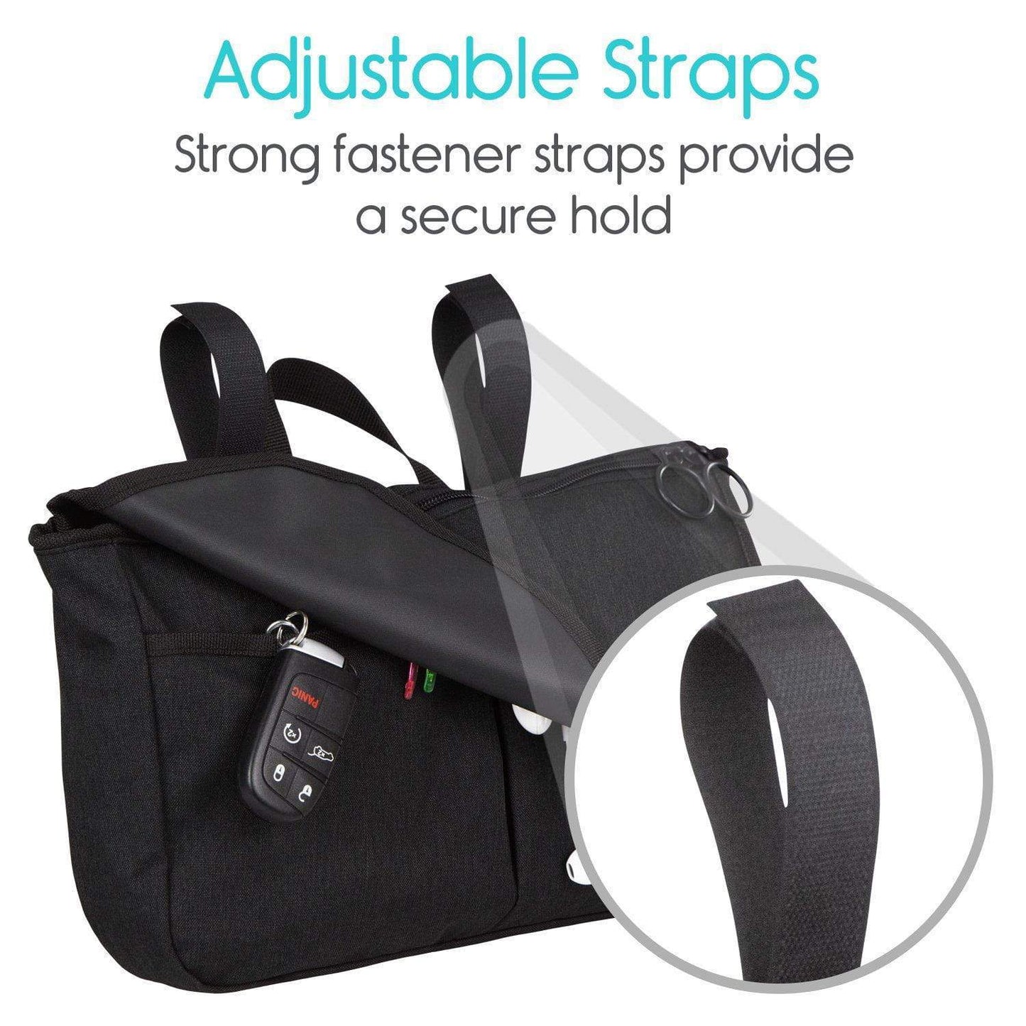 Dark Slate Gray Vive Health Mobility Side Bag