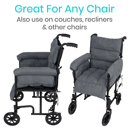 Dark Slate Gray Vive Health Full Wheelchair Cushion