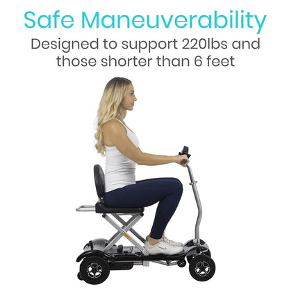 Dark Slate Gray Vive Health Folding Mobility Scooter