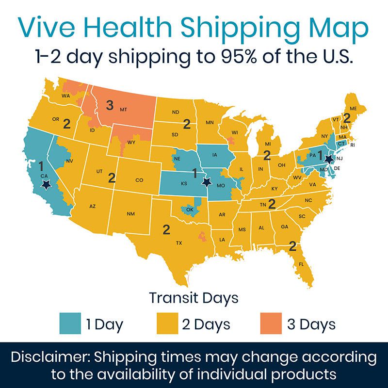 Goldenrod Vive Health Transport Wheelchair