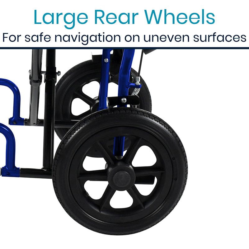 Black Vive Health Transport Wheelchair