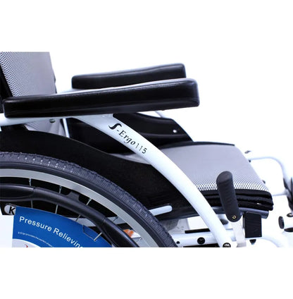 Dark Slate Gray Karman S-ERGO-115 Manual Wheelchair