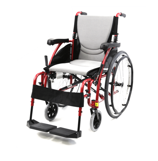 Light Gray Karman S-ERGO-115 Manual Wheelchair