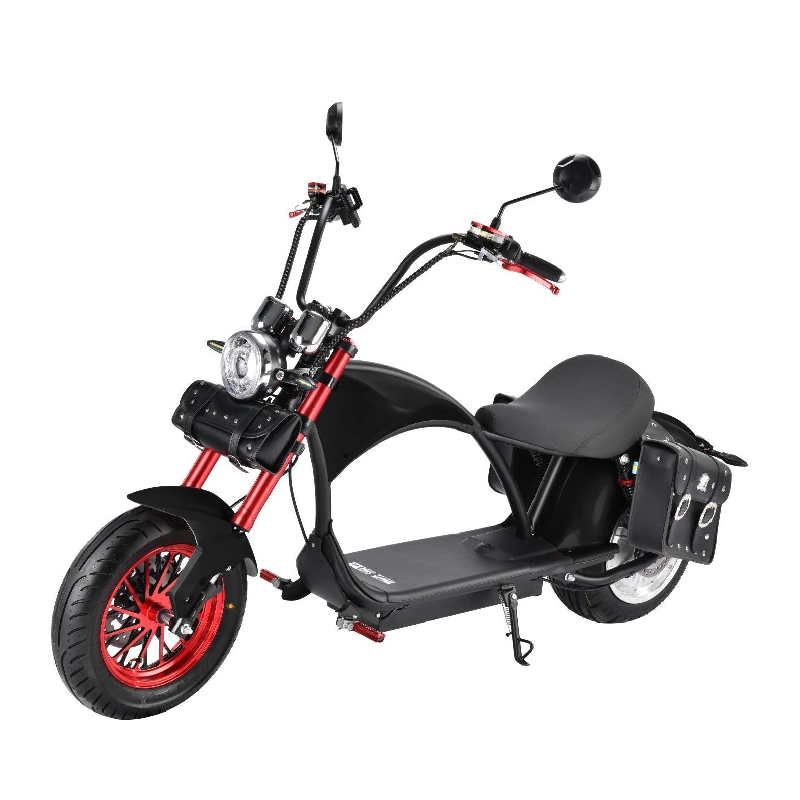 Dark Slate Gray SoverSky M3 60V Electric Chopper Scooter